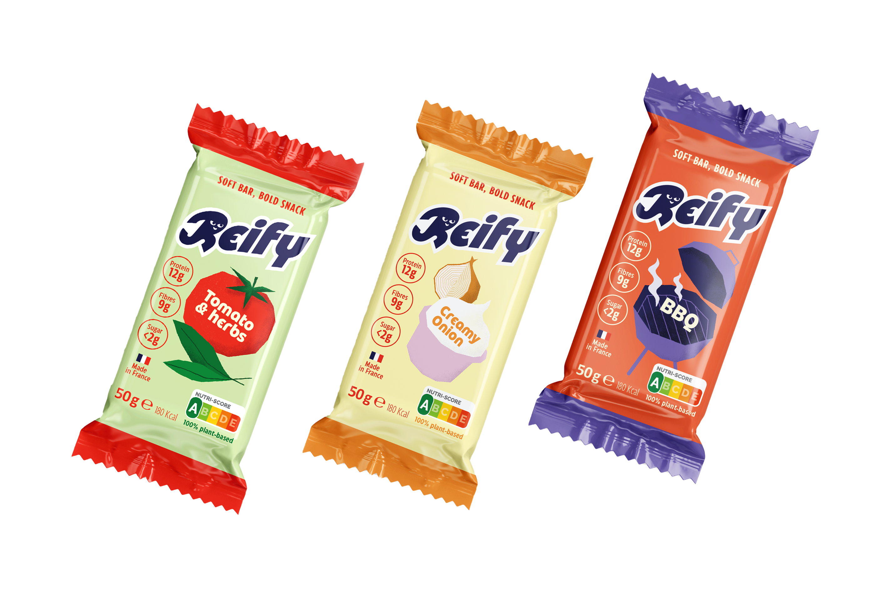 Nos barres salées protéinées